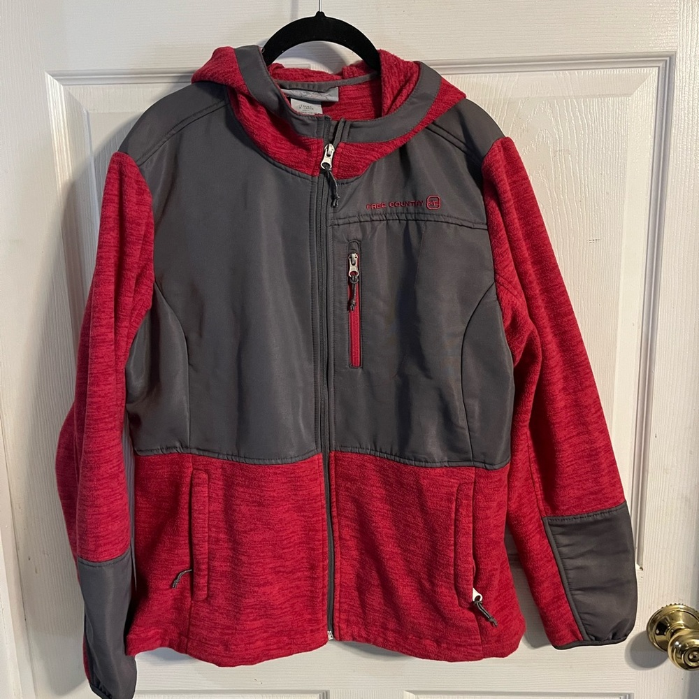 Free Country Pink Gray Coat /Jacket XL